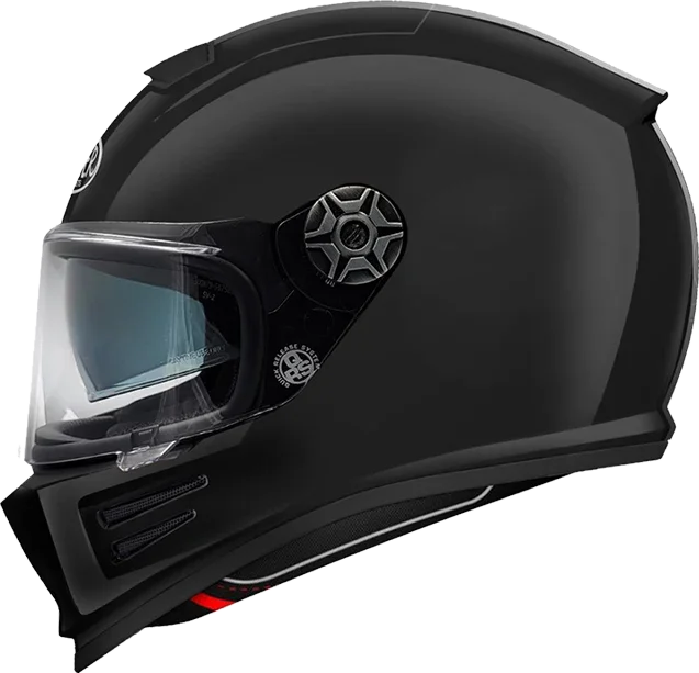 Premier Commander Helmet Black Matt, Carbone Brillant