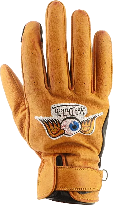 Helstons Vision Gloves Gold Black, Black / Gold