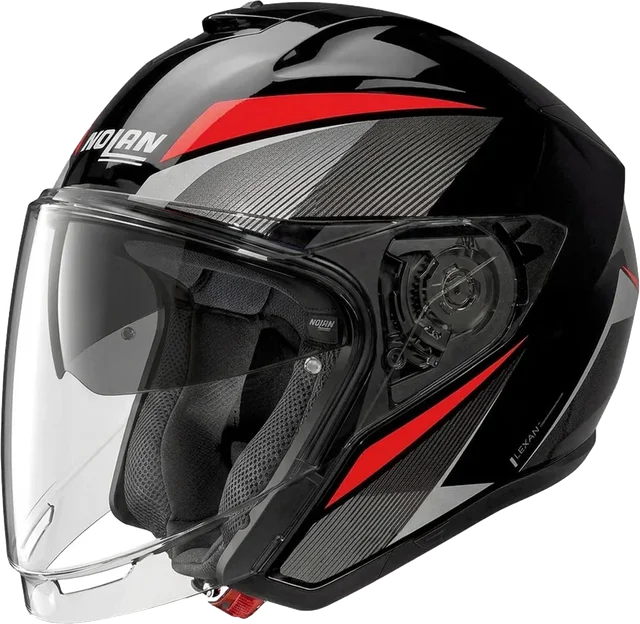 Nolan N40-6 DUETTO Nero / Rosso, black/red