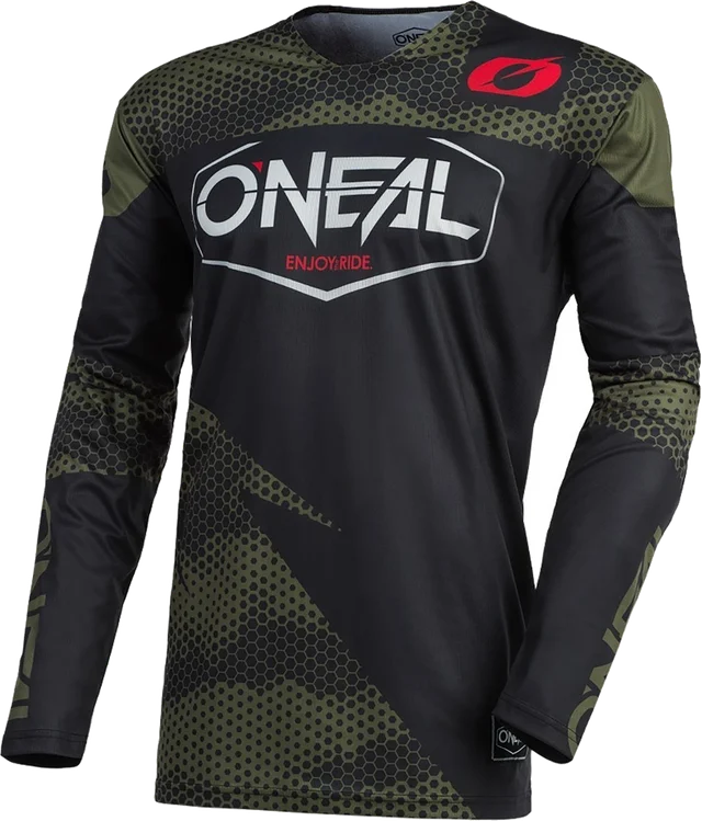 O'Neal Oneal Mayhem Covert Motocross Jersey, black/green