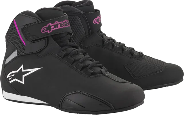 Alpinestars Stella Sektor Ladies Riding Shoes Black / Fuschsia