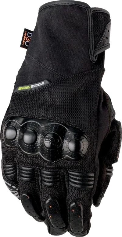 Moose Racing ADV1 Air Short Mesh Gloves - No Shipping to CA or NY, Black