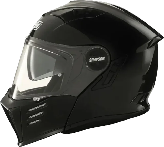 Simpson Darksome Glow IN The Dark Modular Helmet, Glow In The Dark