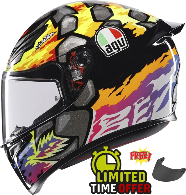 AGV K1-S Bezzecchi 2023 - Free Dark Visor