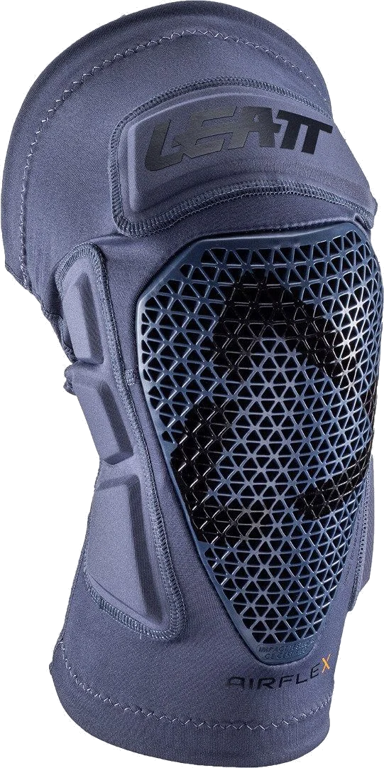 Leatt AirFlex Pro Dark Blue Knee Protectors, black