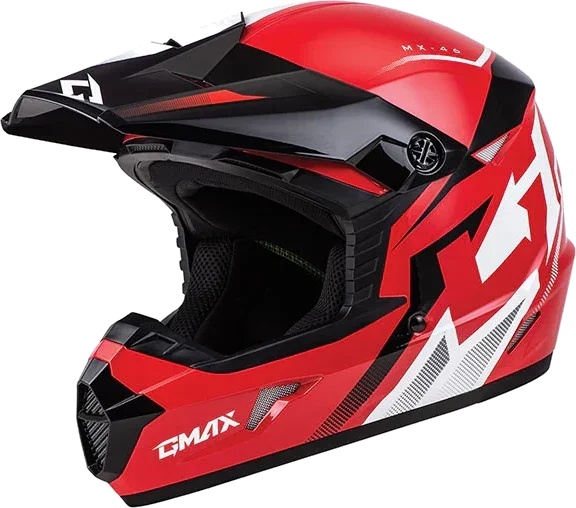GMAX MX46Y COMPOUND MX YOUTH HELMET, red