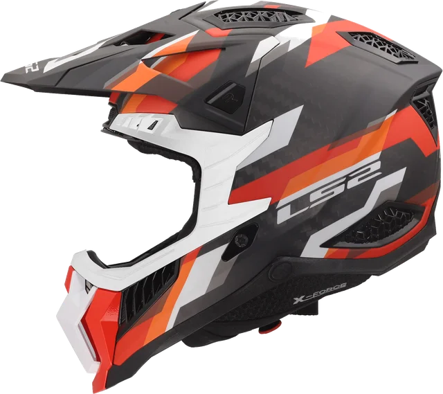 LS2 X-Force - Phantom Matt Orange / Red, Matt Orange / Red