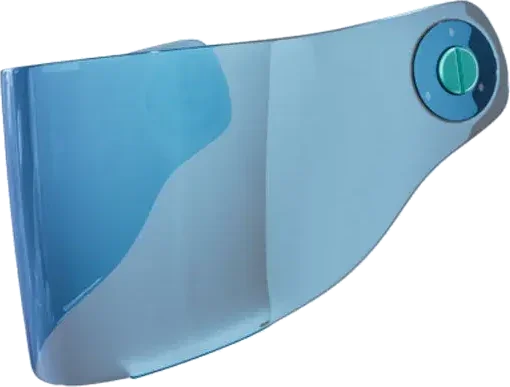 John Doe JD/One ECE Outer Visor - Blue Silver Mirror