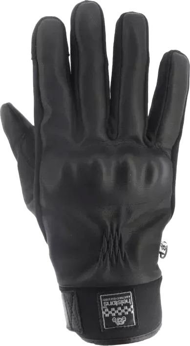 Helstons Justin Hiver Leather Gloves Black