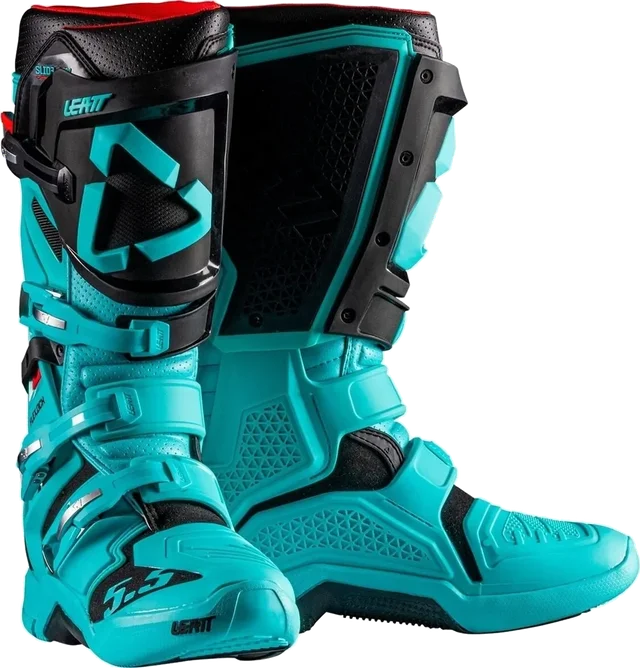 Leatt 5.5 Flexlock MX Boots, teal