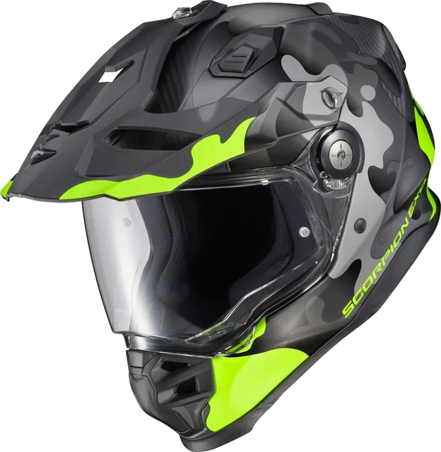 Scorpion XT9000 Dual Sport Helmet Gilley Hi Vis/Grey