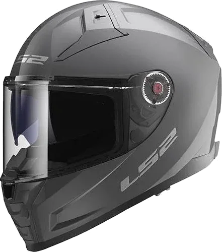 LS2 Ff811 Vector II Solid Nardo Grey Full Face Helmet, Grey