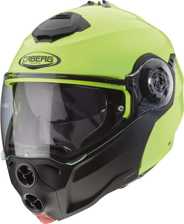 CABERG Droid Hi Viz Flip Up Motorcycle Helmet