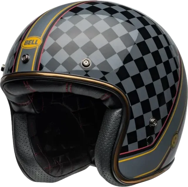 Bell Custom 500 ECE6 Helmet RSD Wreckers MG Black Gold, RSD Wreckers MG Black Gold