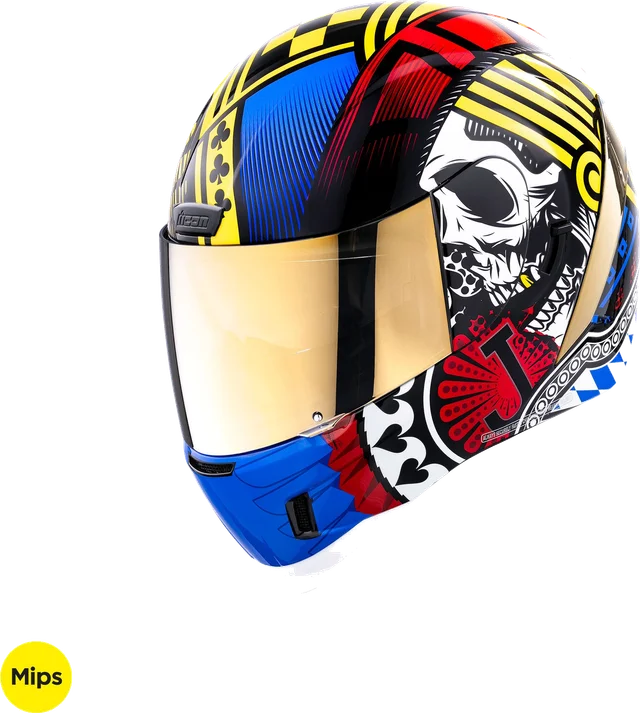 ICON Airform MIPS Lucky Lid 5 Helmet, Blue