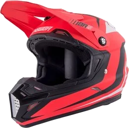 Answer Racing AR-5 AR5 Pulse MIPS Helmet, Bright Red, White