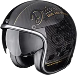 Scorpion Belfast Evo Carbon Zippy Helmet Black Gold