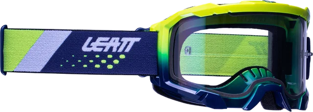 Leatt Velocity 4.5 Iriz Dots Motocross Goggles, neon yellow