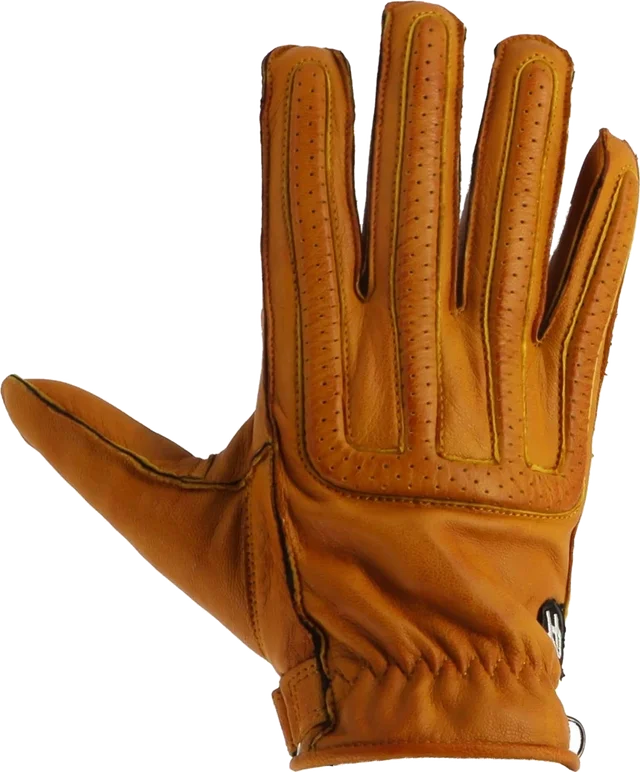 Helstons Phantom Leather Gloves, black
