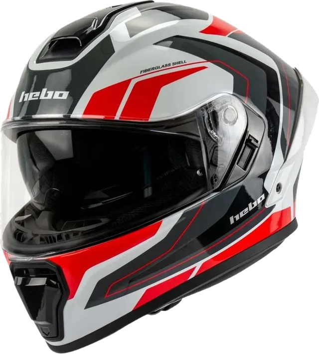 Hebo A618 Suzuka Space Full Face Helmet, Red