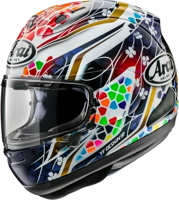 Arai Corsair-X Full-Face Helmet - Nakagami-3, Black/White/Blue