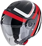 Scorpion EXO-CITY II RIVA, black/red