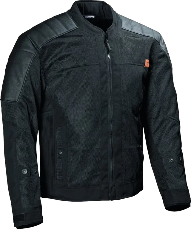 DIFI Torino Air Motorcycle Textile Jacket, black