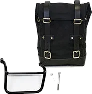 Unit Garage Canvas+frame Sx Triumph Scrambler Black