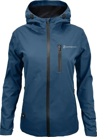 Gerbing Women's 5V Heated Rain Coat, mallard blue