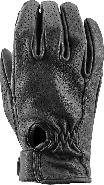 Joe Rocket Rocket 67 Deer Skin Leather Gloves, black perf.