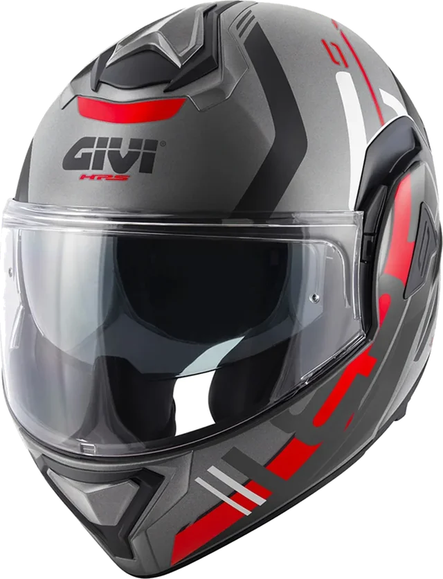 Givi X30 Helmet Pulsar Titanium/Black/Red Matt