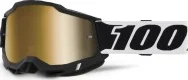 100% Accuri 2 Blck001 Goggle Mirrored Gold