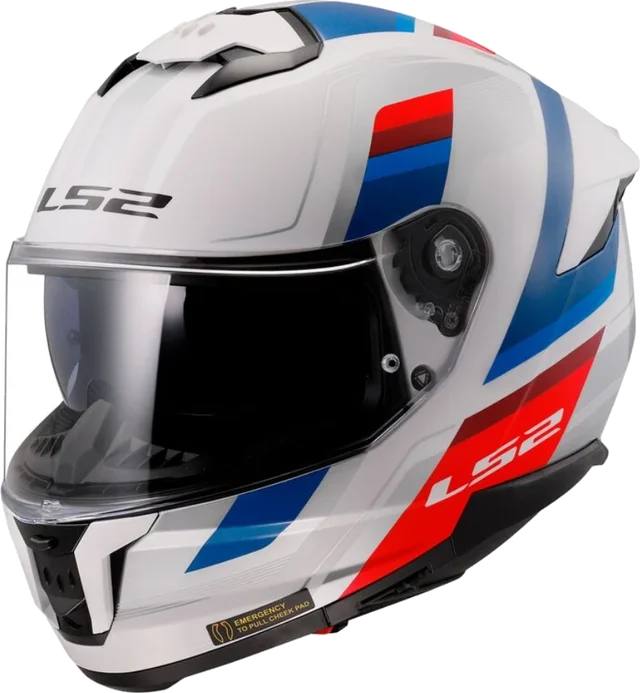 LS2 Stream 2 Vintage - White/Blue/Red