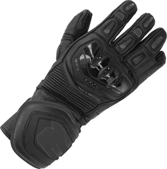 Richa Stradale Long Leather Gloves Black