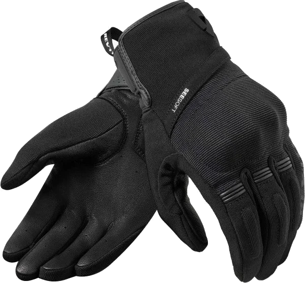 REV'IT! Rev'it Ventilated Motorcycle Gloves Mosca 2, black