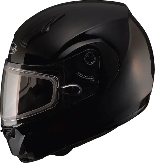 GMAX MD04 Full Face Modular Helmet with Dual Lens Face Shield, matte black