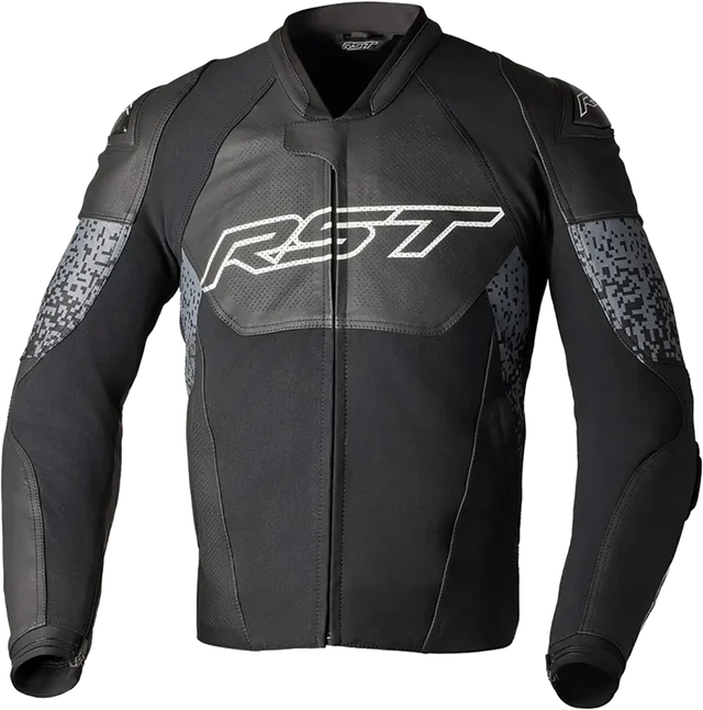 RST Pro Series Supersport-k Leather Jacket, black/grey