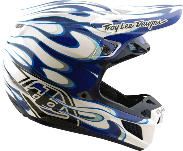 Troy Lee Designs SE5 Composite Helmet Torched Blue, BLUE