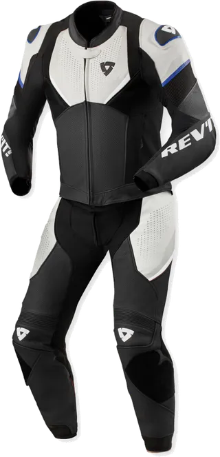 REV’IT! Beta 2 Black Light Grey Two Piece Motorcycle Suit