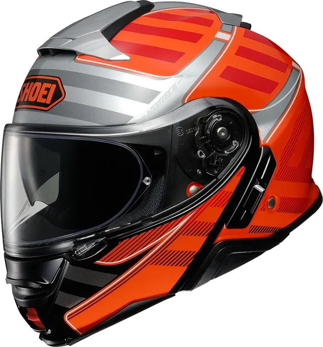 Shoei Neotec 2 Helmet Splicer TC-8 Black/Grey/Orange