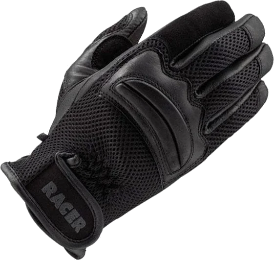 Racer Net Gloves - Black, Black
