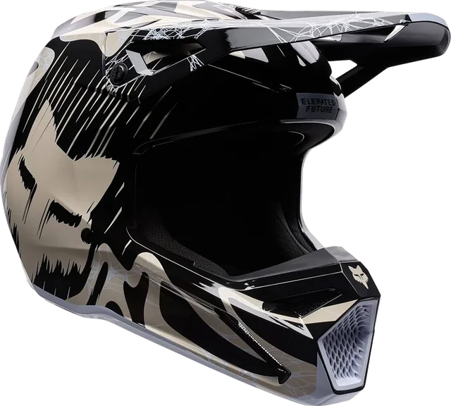 Fox Racing V1 Diffuse Special Edition MIPS Adult Off-Road Helmets, black