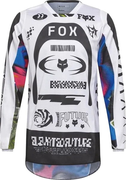 Fox Racing 180 Image Cosmo Jersey, White/Black