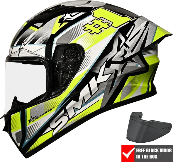 SMK STELLAR SPORT UNO GL214 - YELLOW / GREY / BLACK