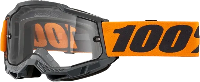 100% Accuri 2 Enduro Motocross Goggles, green/black