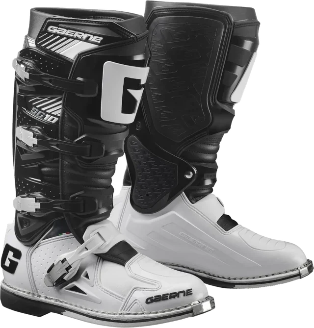 Gaerne SG-10 MX Boots, black white