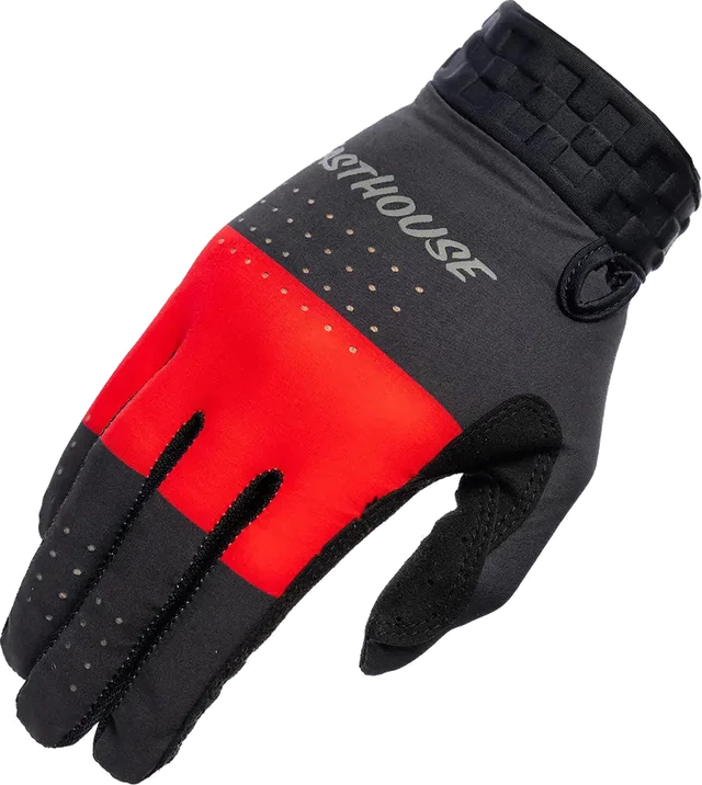 Fasthouse Helix Monaco Glove - Red/Black, red black