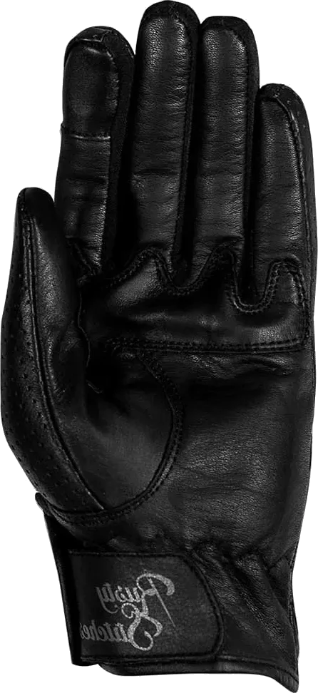 Rusty stitches Eve Woman Gloves, Black
