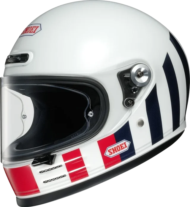 SHOEI Glamster 06 Matt Black Helmet, red/black/white