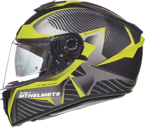 MT Blade 2 SV Blaster Helmet Matt Black Flu Yellow, Matt Black Flu Yellow
